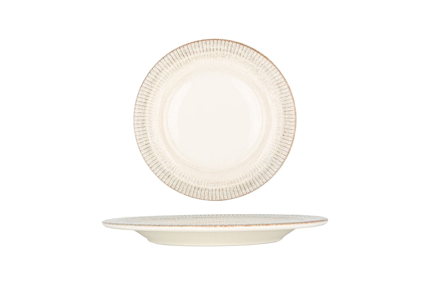 Bonna Gebaksbord - Galata - Porselein - 24 cm - set van 6