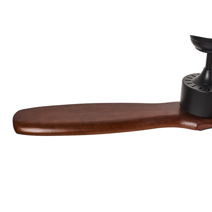 Beliani - ARANI - Plafondventilator - Donkerbruin - Hout