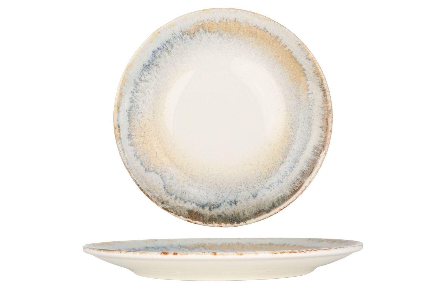 Bonna Dinerbord - Knidos - Porselein - 25cm - set van 6