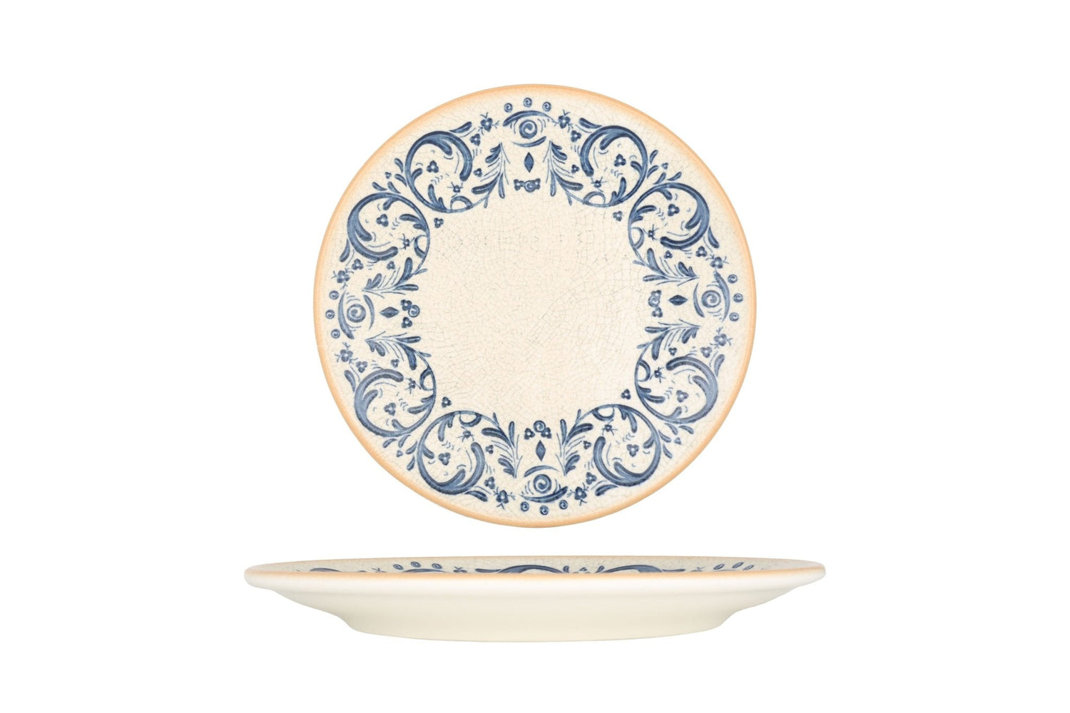 Bonna Gebaksbord - Viento - Porselein - 21 cm - set van 6