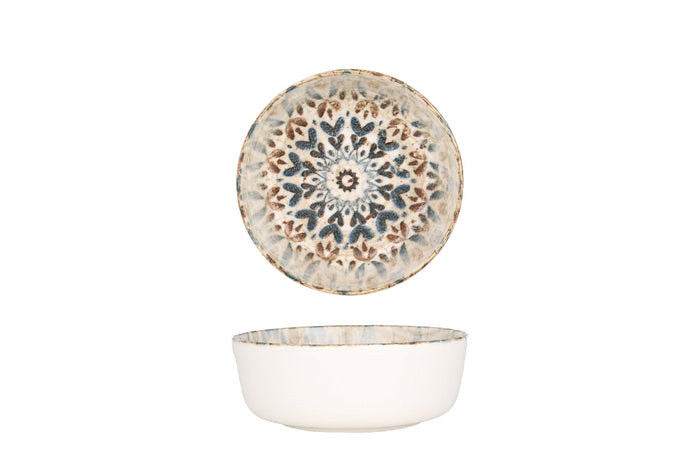 Rinart Kommetje - Aztec - Porselein - 13 cm (430cc) - set van 6