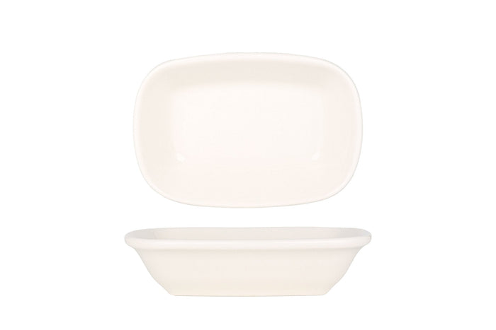 Bonna Serveerschaal - Gourmet - Porselein - 14x10 cm - set van 2