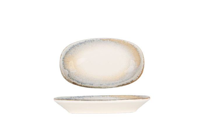 Bonna Serveerschaal - Knidos - Porselein - 19x11 cm - set van 4