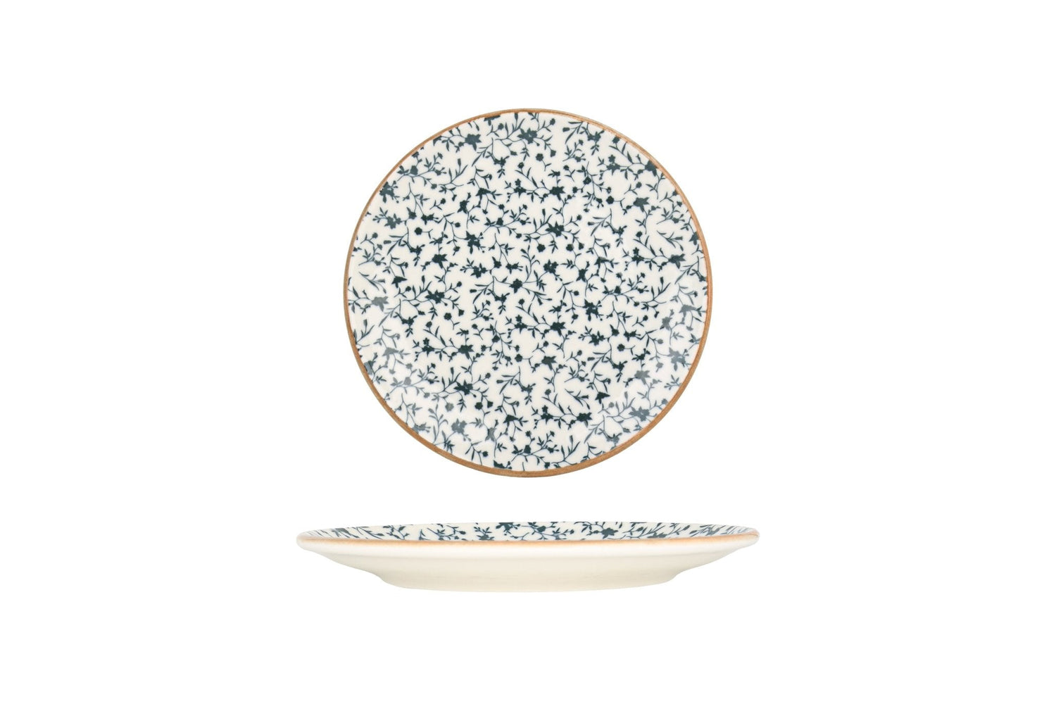 Bonna Gebaksbord - Calif - Porselein - 19 cm - set van 6