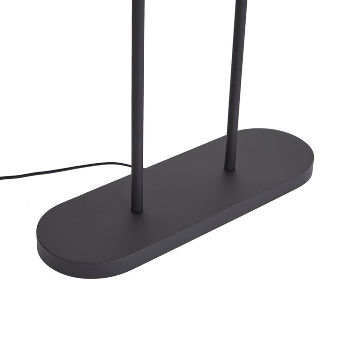 QAZQA Moderne vloerlamp zwart  - Thijmen