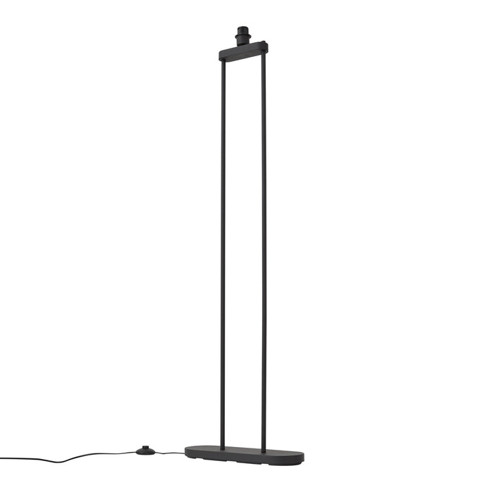 QAZQA Moderne vloerlamp zwart  - Thijmen