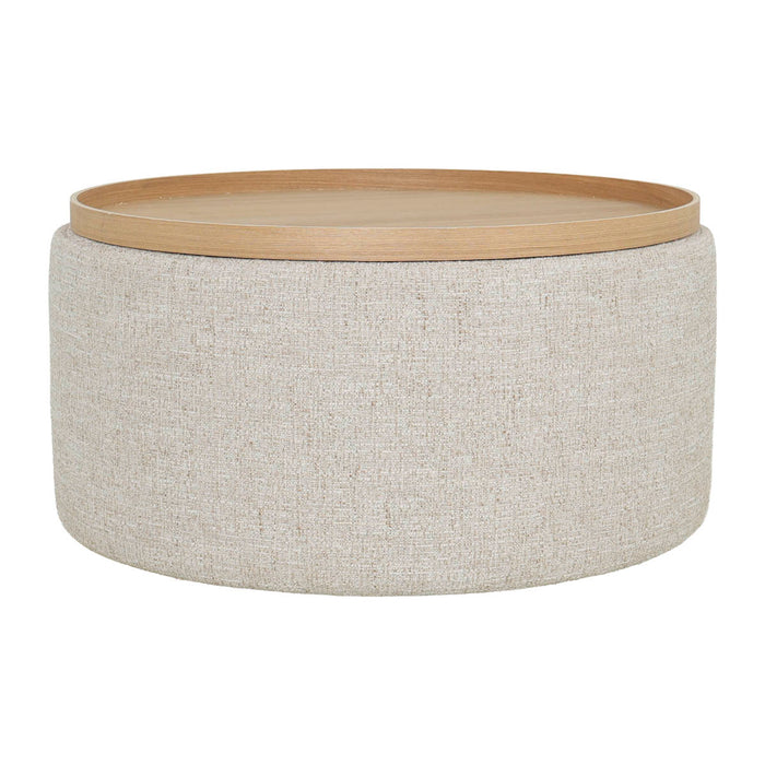 DÉJA Living - Salontafel Beige|Naturel - Incl. Opbergruimte - Zara