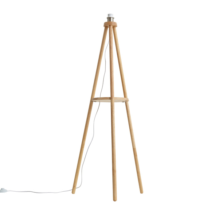 QAZQA Scandinavische vloerlamp tripod hout - Lou