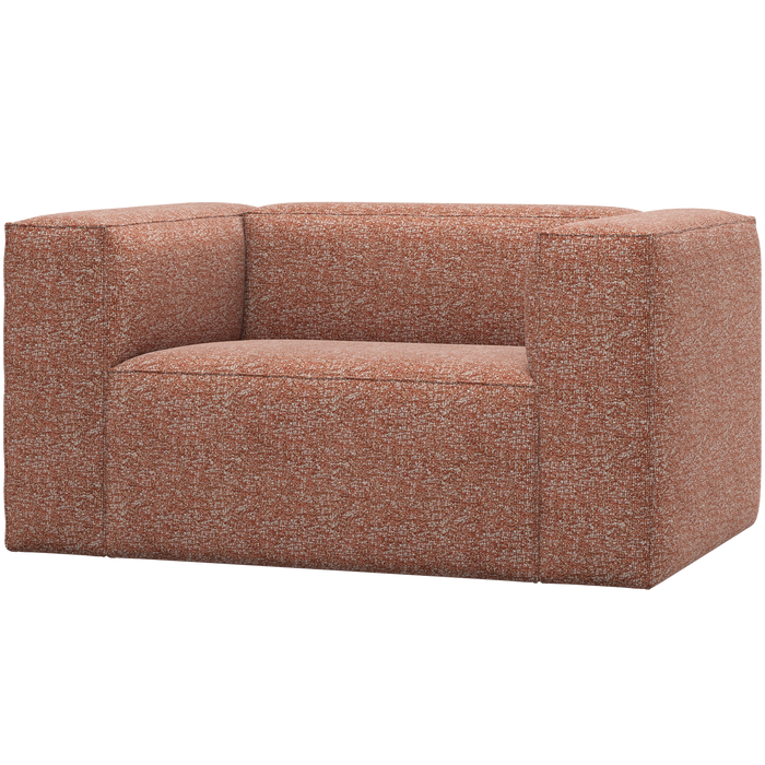 WOOOD Bean Fauteuil - Polyester - Terra Melange - 74x146x98