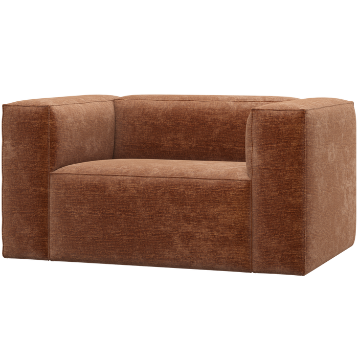 WOOOD Bean Fauteuil - Chenille - Velvet Terra - 74x146x98