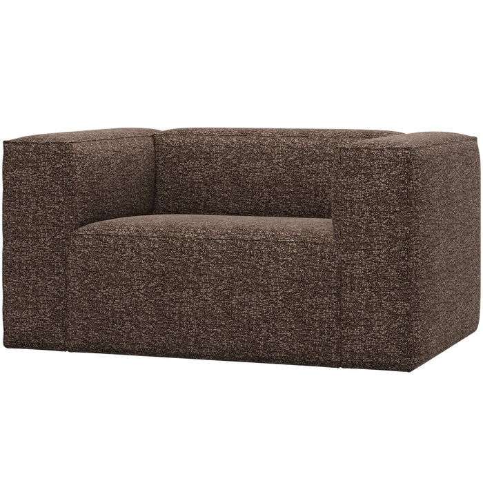 WOOOD Bean Fauteuil - Polyester - Bruin Melange - 74x146x98