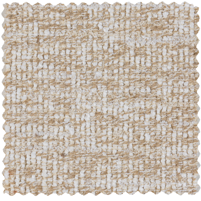 WOOOD Bean Hoekbank Links - Polyester - Beige Melange - 73x305x175