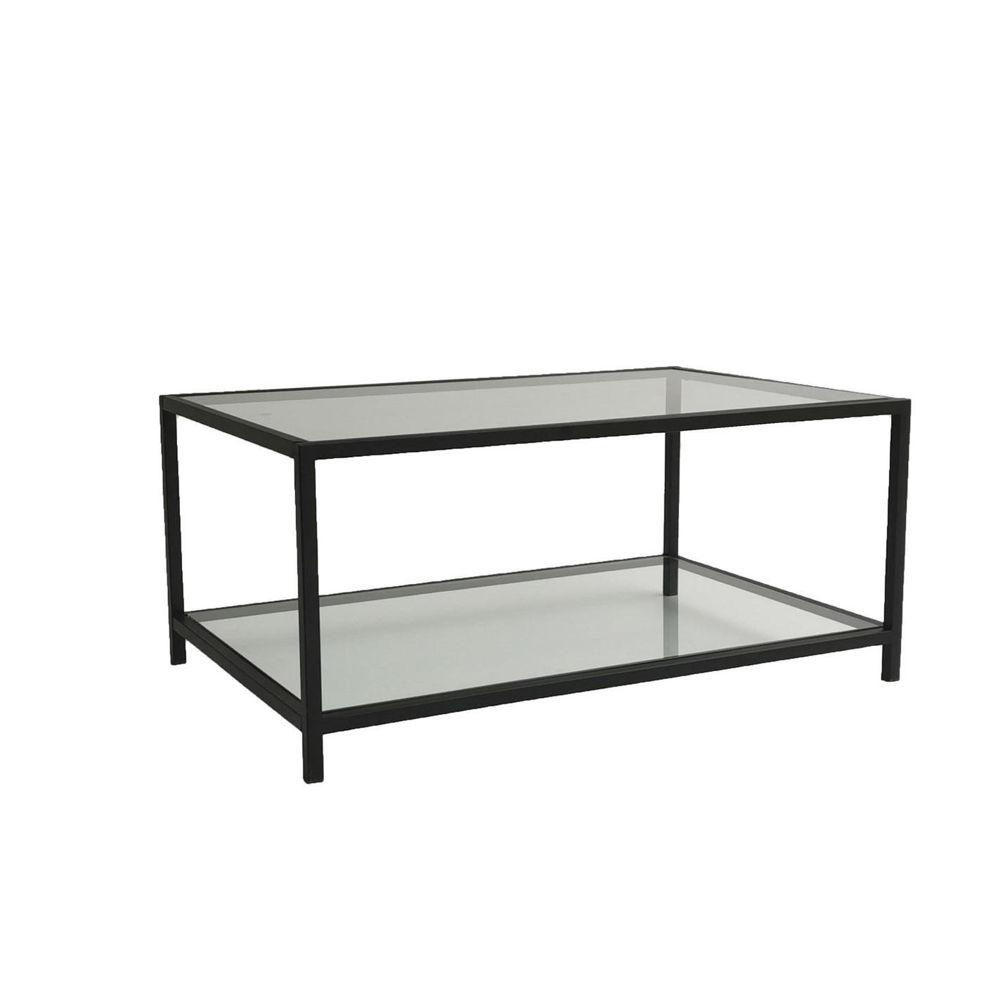 Giga Meubel - Salontafel Rechthoek Zwart|Glas - 90x60x40cm - Astro