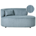 Beliani - VANVEY - Chaise longue - Blauw - Linkszijdig - Corduroy