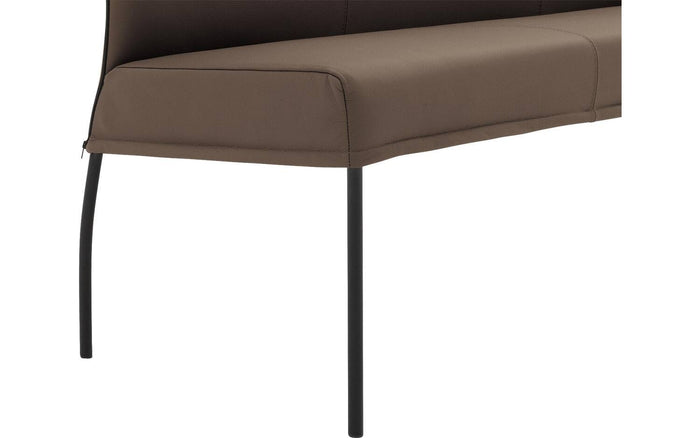 Goossens Eetkamerbank Funk, Zonder arm, 170 cm breed