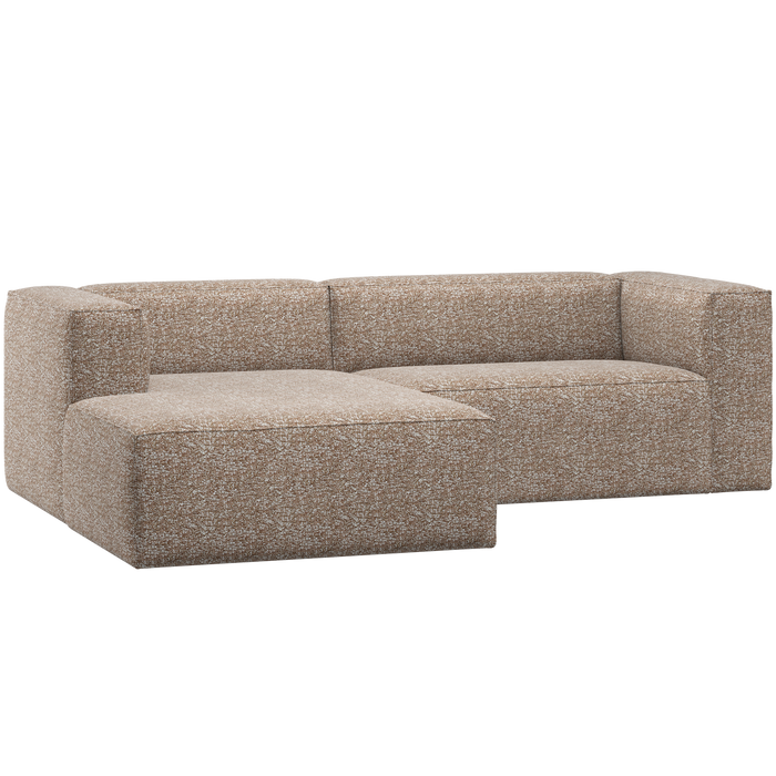 WOOOD Bean Chaise Longue Bank Links - Melange - Lichtbruin