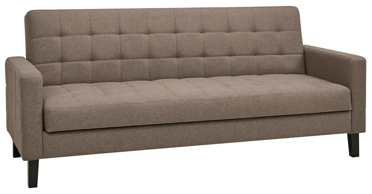 House Nordic Milton Bruin 3-Zits Slaapbank