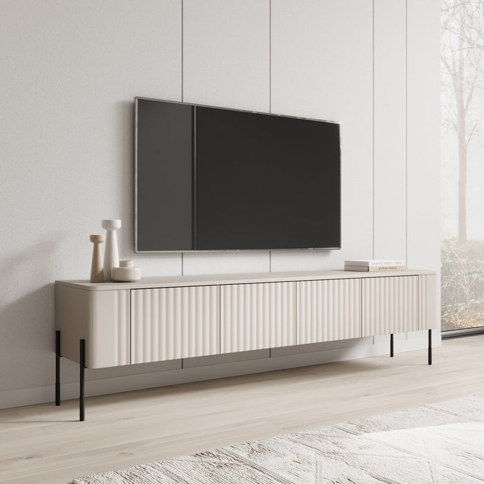 Meubella - Vivi - TV-Meubel - Beige - 190 cm