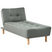 Beliani - ALSTEN - Chaise longue - Groen - Stof