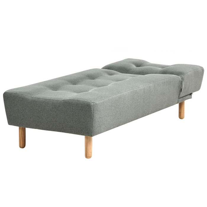 Beliani - ALSTEN - Chaise longue - Groen - Stof