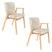 Housecraft Living Eetkamerstoel Gazio set van 2