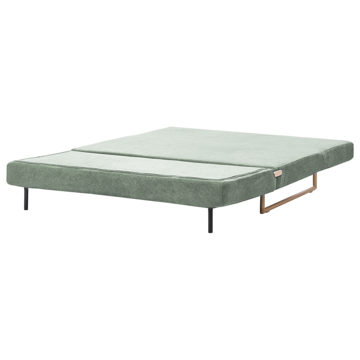 Beliani - JERSLEV - 3-zits slaapbank - Lichtgroen - Stof