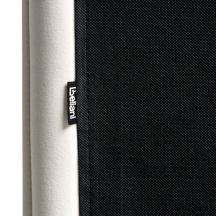 Beliani-BAJONNA-Tweepersoonsbed-Lichtbeige-180 x 200 cm-Polyester