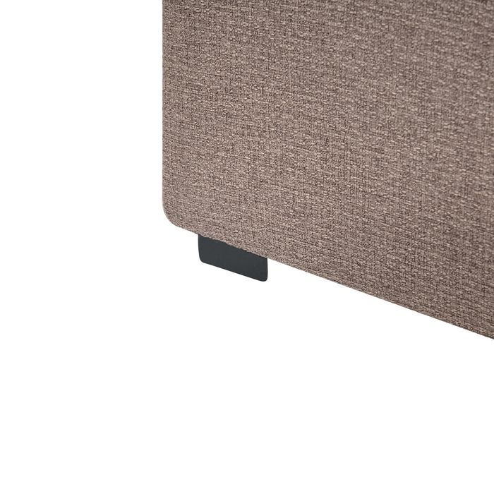 Beliani - BARONET - Boxspringbed - Taupe - 180 x 200 cm - Stof