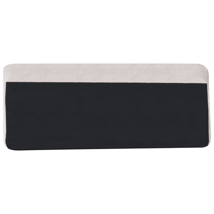 Beliani-VENG-Hoekbank 5-zits-Lichtbeige-Linkszijdig-Polyester