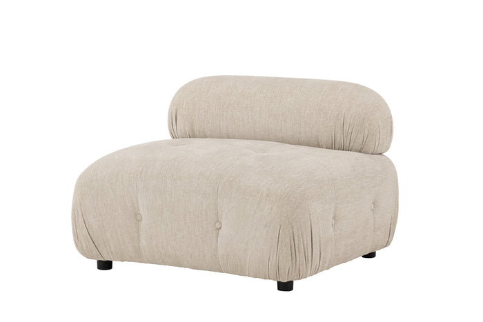 Fjôrd - Bank Module Midden - Beige - 95x95x70cm - Mika