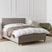 Beliani - DAME - Boxspringbed - Taupe - 160 x 200 cm - Fluweel