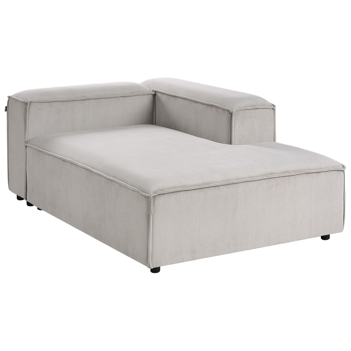 Beliani - ARDAL - Vierzitsbank - Taupe - Linkszijdig - Corduroy