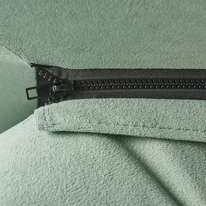 Beliani - BAJONNA - Tweepersoonsbed - Mintgroen - 160 x 200 cm - Stof