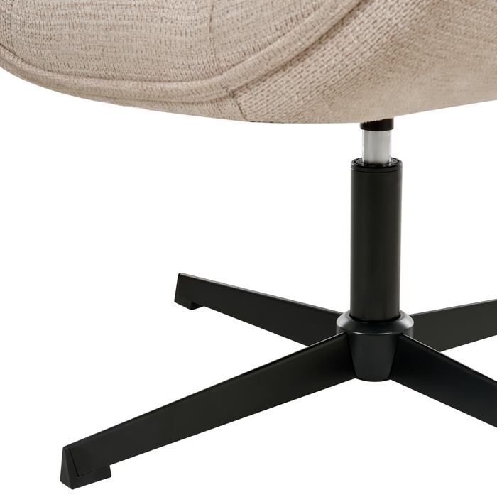 Beliani - AUMA - Fauteuil - Beige - Polyester