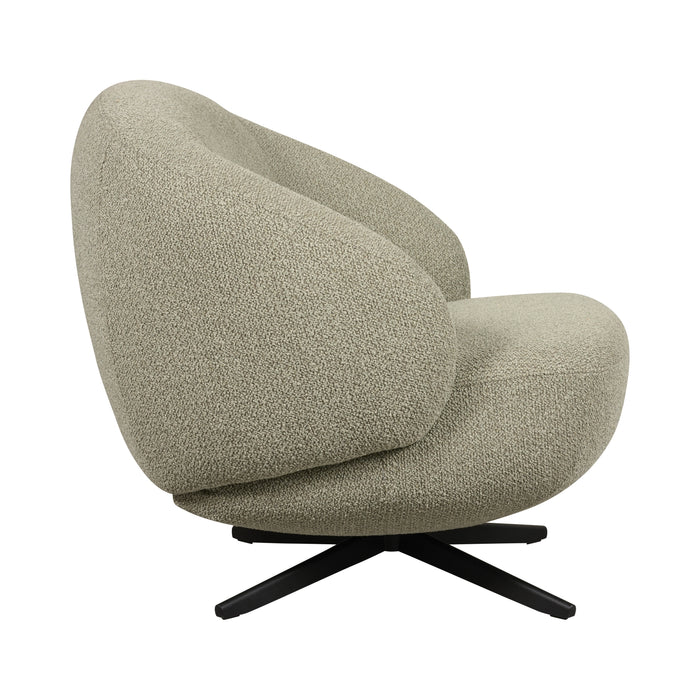Fauteuil Chance - Groen - Textiel | Metaal
