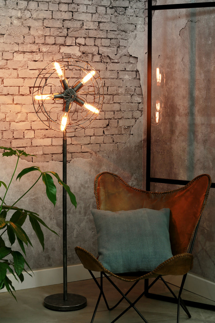 Light & Living Light&living Stoel 72x72x84 cm BUTTERFLY leer bruin