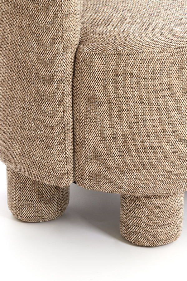 Light & Living - Stoel KAMOVA - Ø65x78cm - Bruin