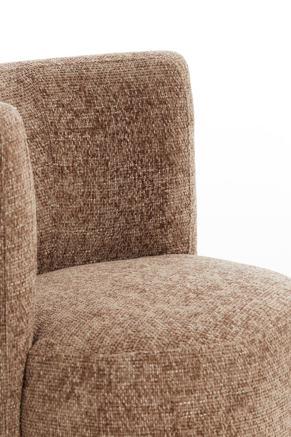 Light & Living - Stoel KAMOVA - Ø65x78cm - Bruin