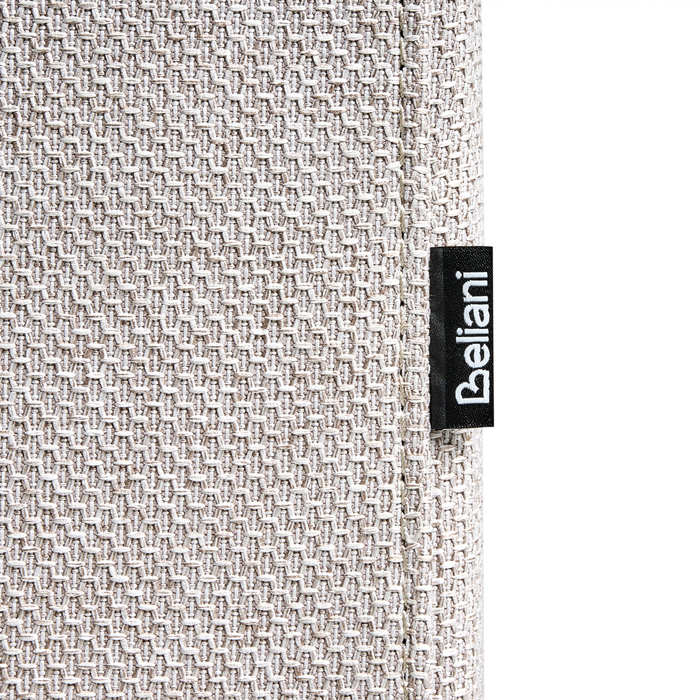 Beliani - VORGOD - Driezitsbank - Lichtbeige - Polyester