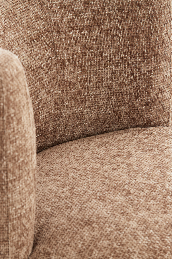 Light & Living - Stoel KAMOVA - Ø65x78cm - Bruin