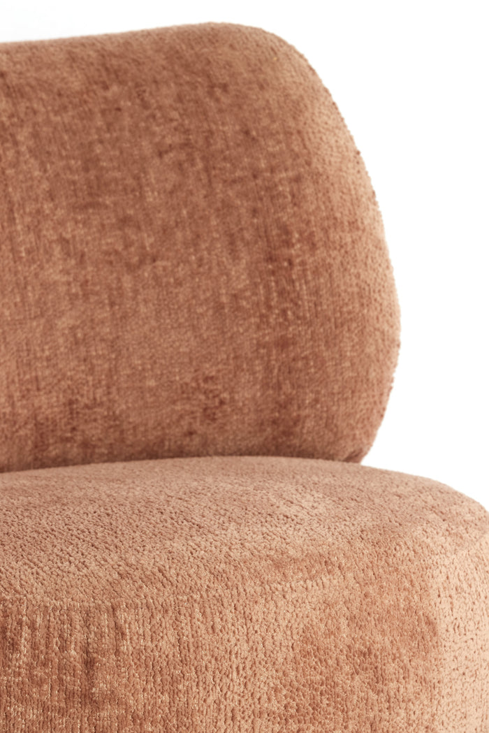 Light & Living - Stoel BINOA - 72.5x70x79 cm - Roze