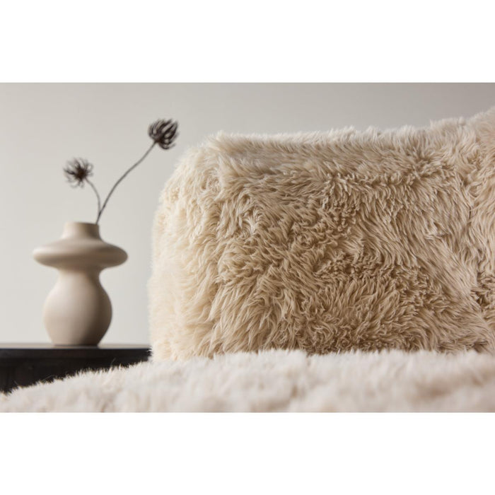 Svea - Sofia fauteuil - fake fur - off white