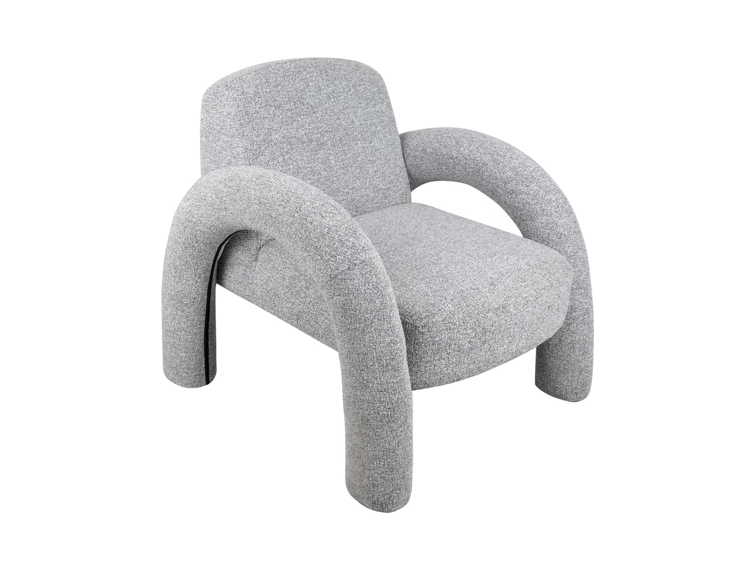 Leitmotiv - Fauteuil Brazo Melange - Grijs