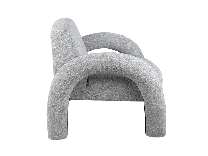 Leitmotiv - Fauteuil Brazo Melange - Grijs