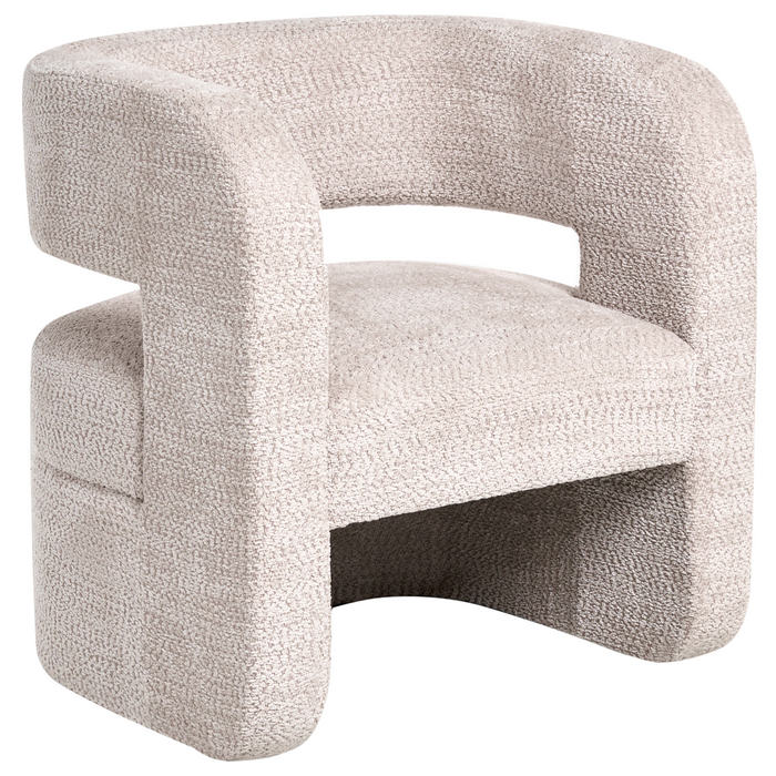 Beliani - VIDSEL - Fauteuil - Beige - Chenille