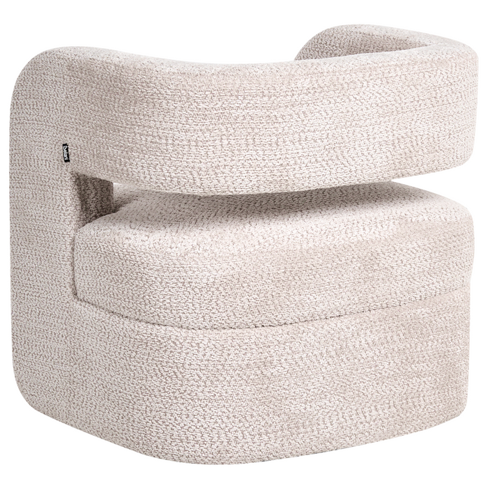 Beliani - VIDSEL - Fauteuil - Beige - Chenille