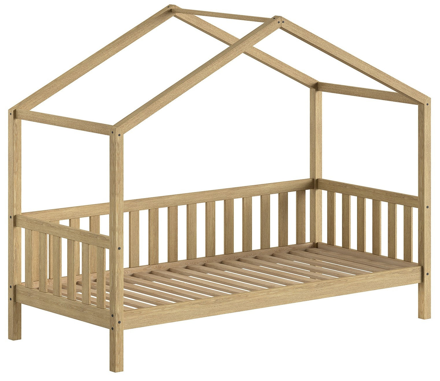 Vipack Nature 90 x 200 cm Huisbed met Schuin Dak