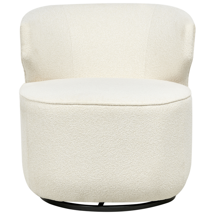 Beliani - MOLLEBY - Fauteuil - Off-white - Bouclé