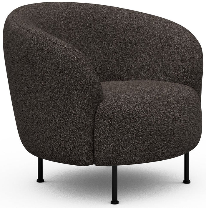Kragelund Gran Fauteuil Taupe Bouclé Cirkel-Poot