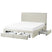 Beliani-SOUTRIN-Bed met opbergruimte-Beige-160 x 200 cm-Polyester